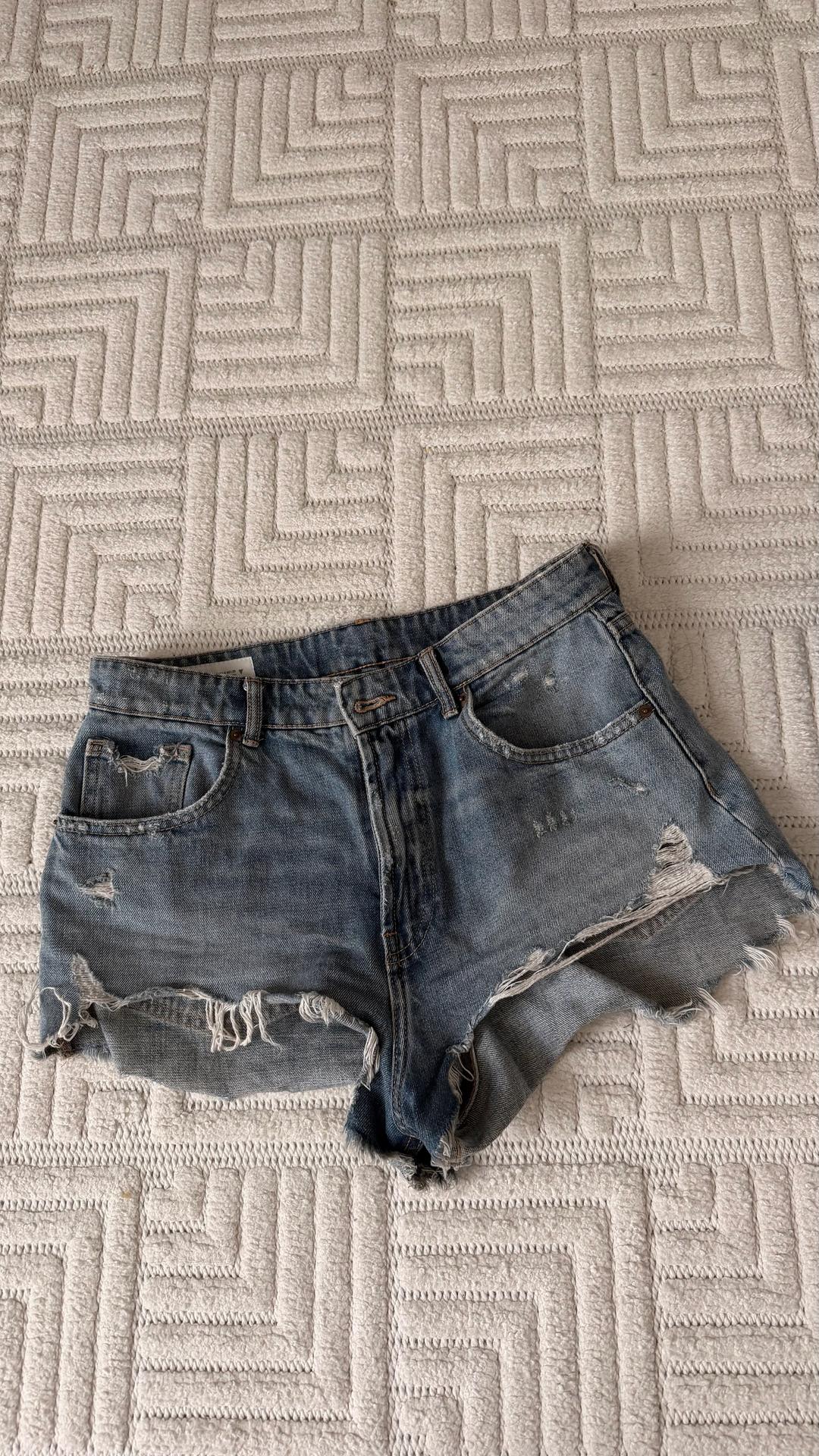 Zara Джинсовые шорты ZARA — фото 2