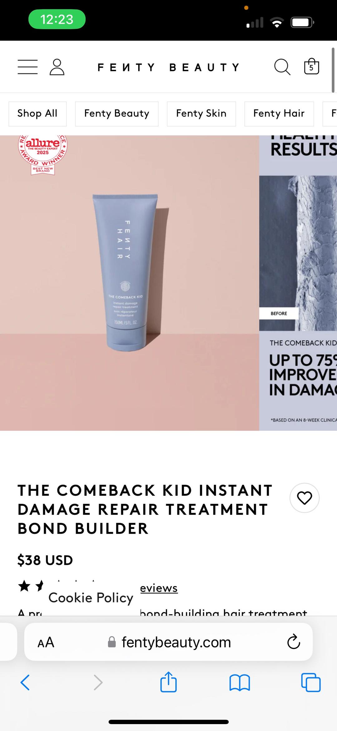 Fenty Beauty Fenty hair маска для волос — фото 2