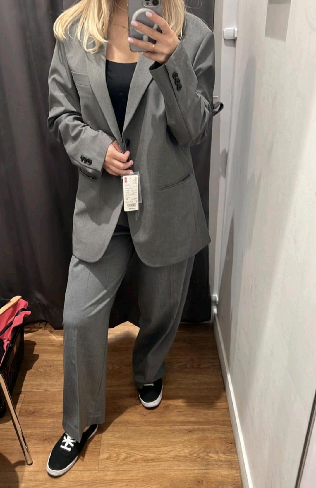 Uniqlo Пиджак от Uniqlo в универсальном сером цвете 🩶. Размер XL — фото 2