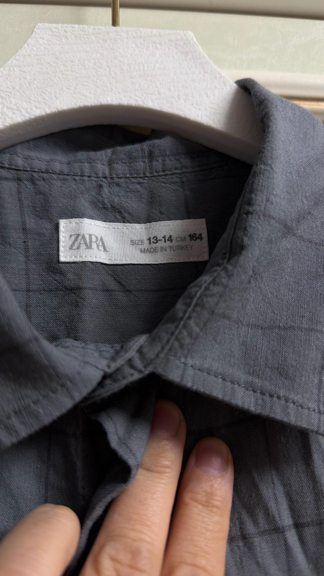 Zara Рубашка ZARA в клетку — фото 2