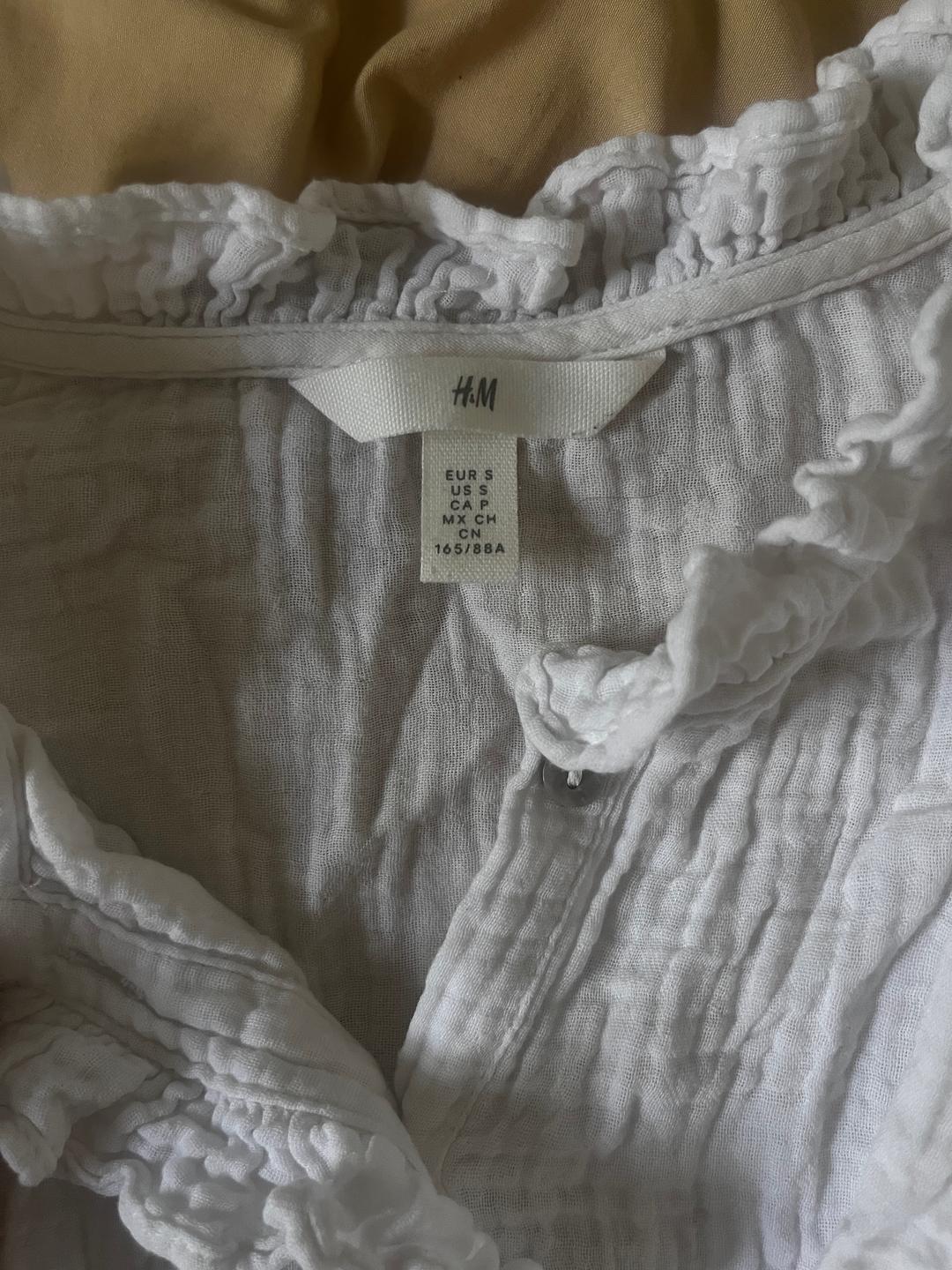 H&M Льняная рубашка H&M — фото 2