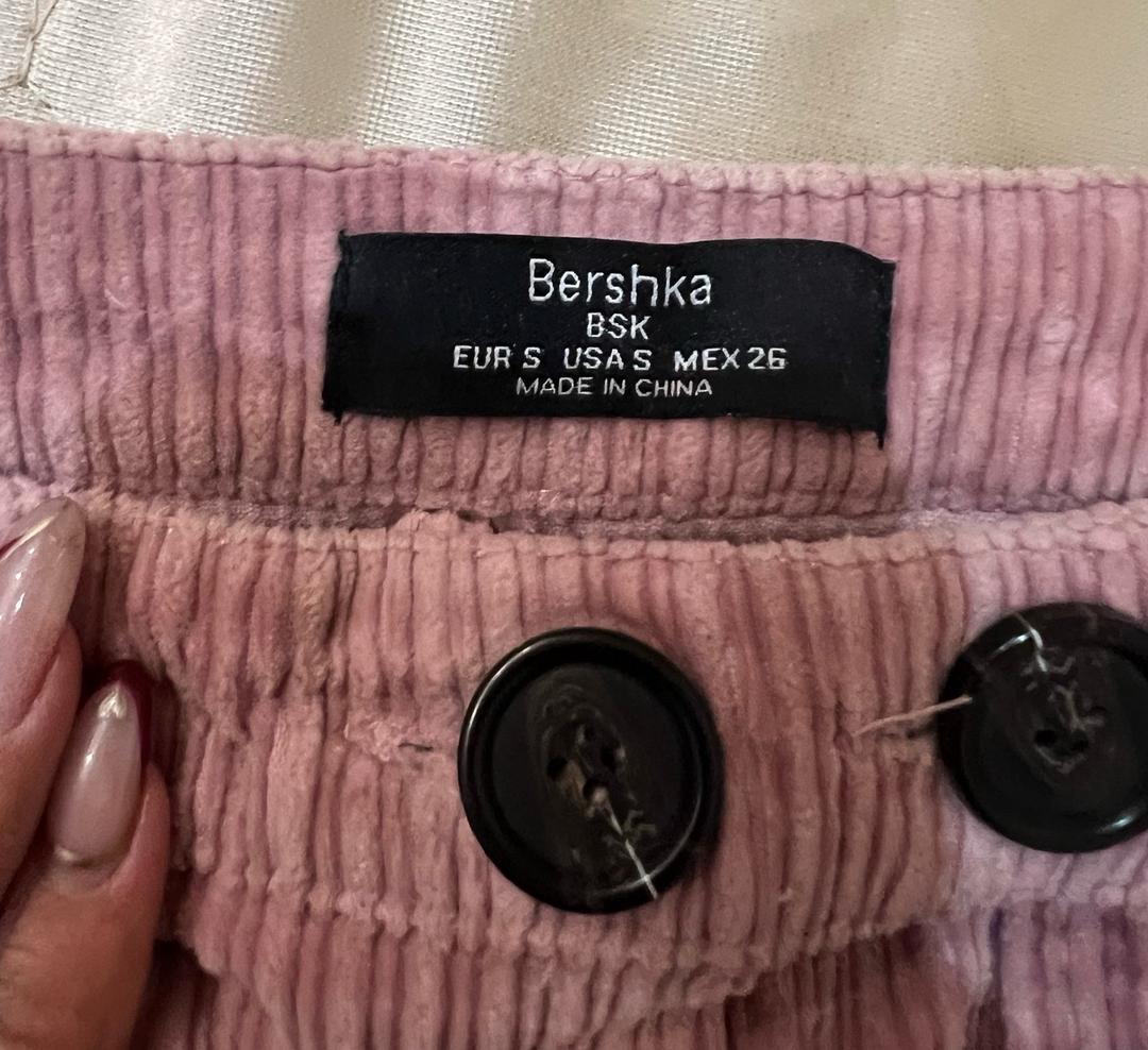 Bershka Вельветовая мини-юбка Bershka — фото 2