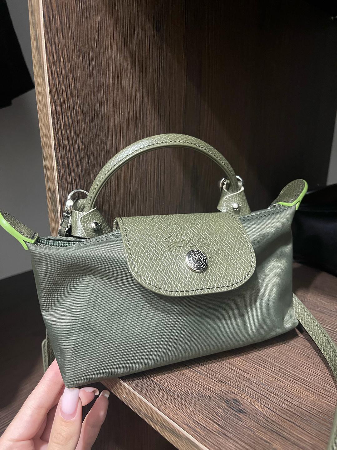 Longchamp сумка Longchamp хаки цвет — фото 2