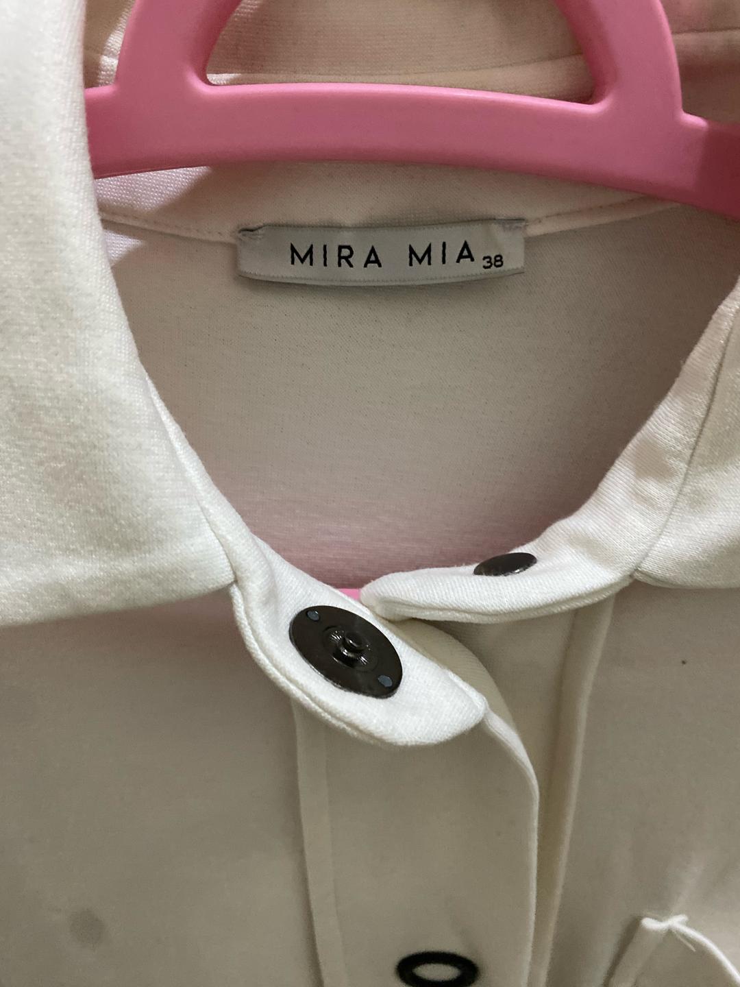 Miu Miu Рубашка MIRA MIA с вышивкой — фото 2