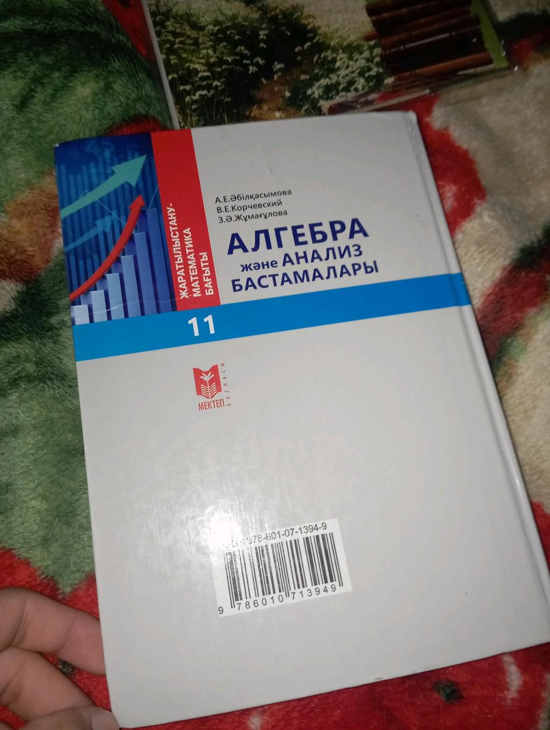 А.Е.Әбілқасымова В.Е.Корчевский З.Ә.Жұмағұлова Кітап Алгебра 11 сынып — фото 2