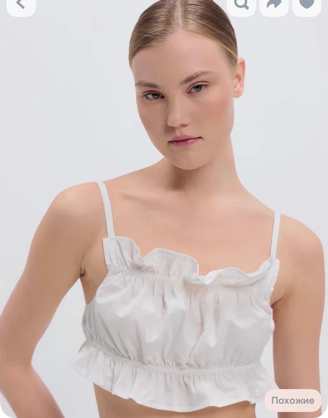 H&M Белый топ H&M — фото 2