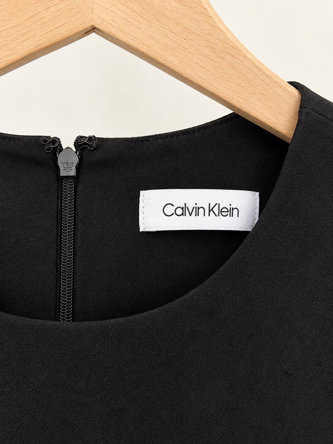 Calvin Klein Стильный черный комбинезон Calvin Klein с рукавами-воланами 🖤✨ — фото 2