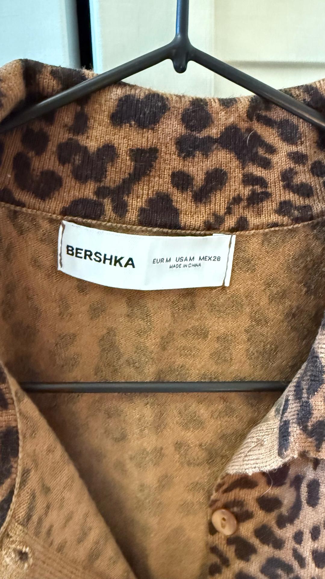 Bershka Леопардовая трикотажная кофта — фото 2