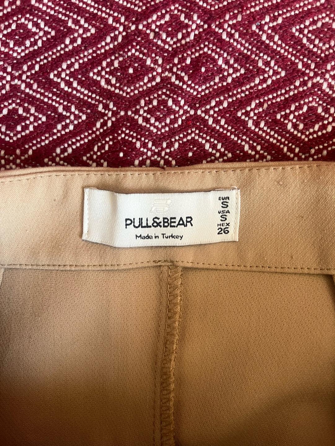 Pull & Bear бежевая юбка pull&bear — фото 2