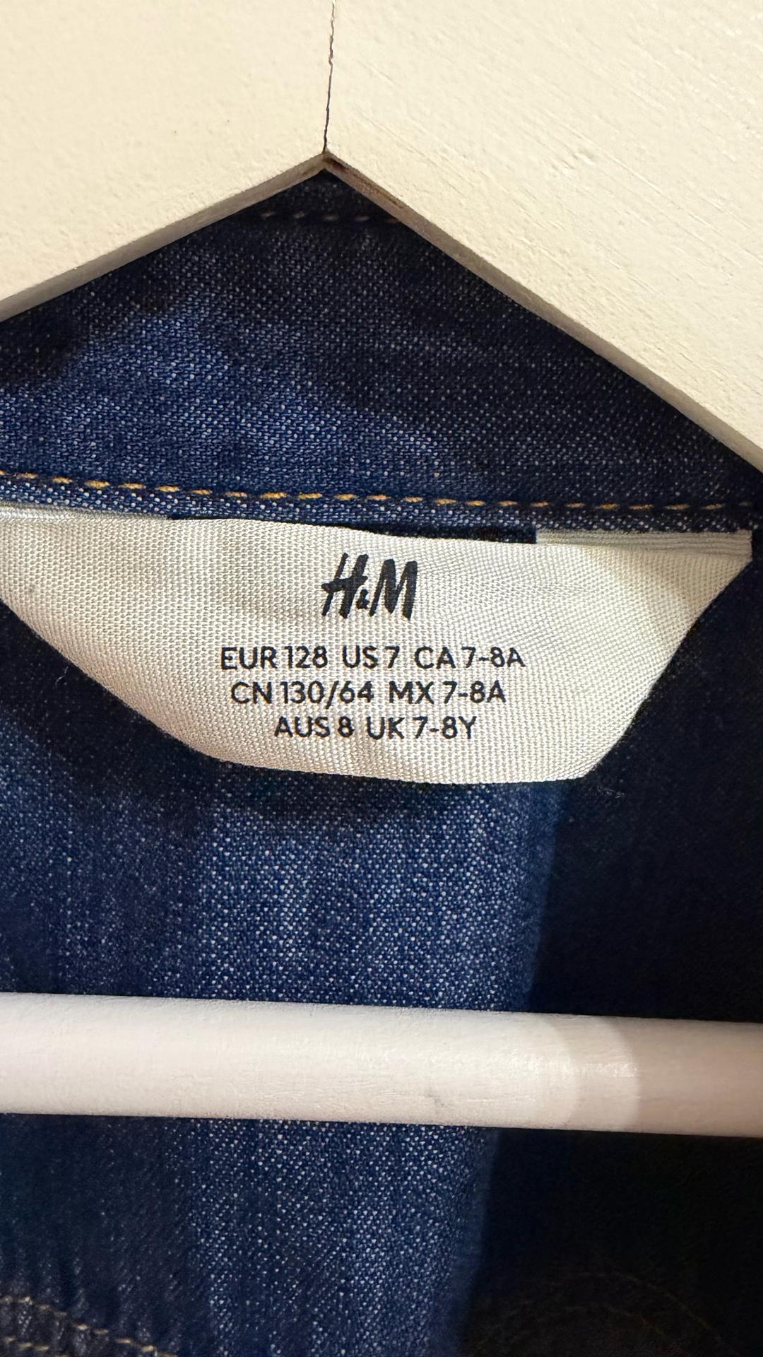H&M Джинсовая рубашка H&M на мальчика — фото 2