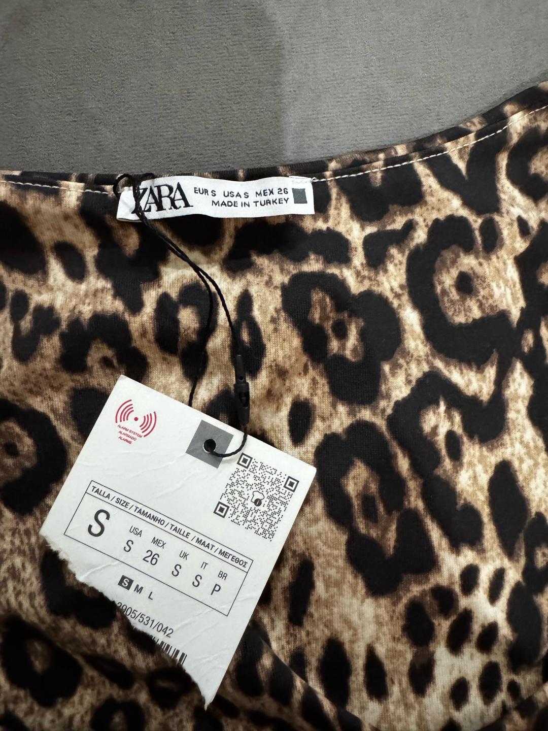 Zara Майка ZARA леопардовая — фото 2
