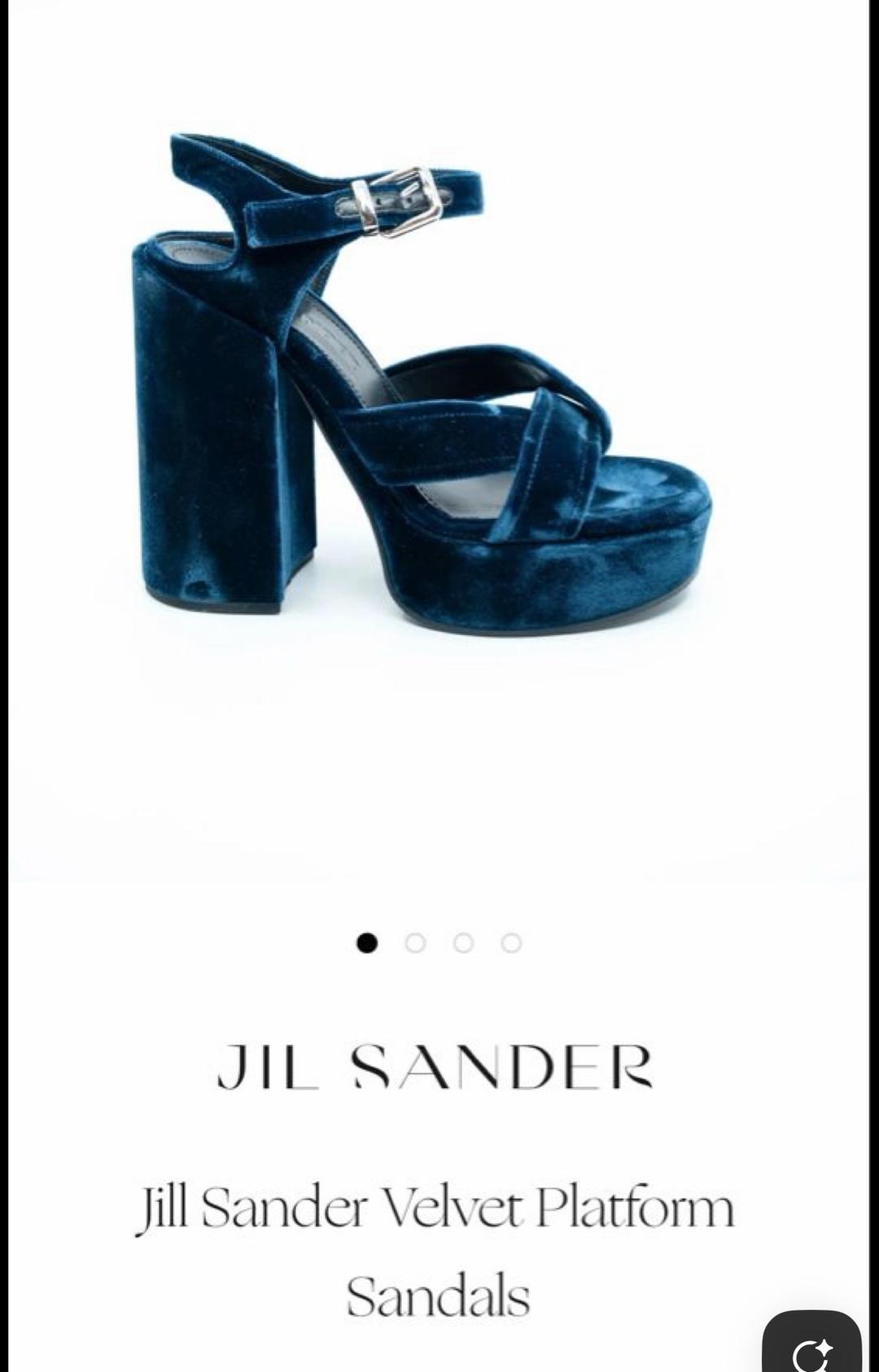 Jil Sander Босоножки Jil Sander на платформе — фото 2