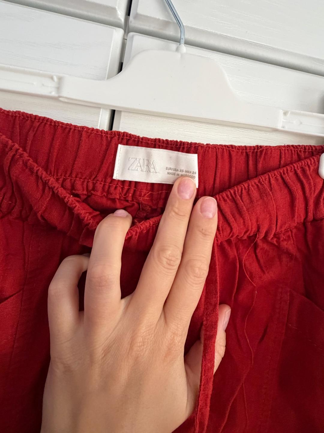 Zara Шорты Zara из экокожи — фото 2