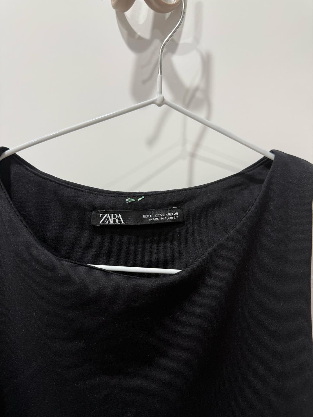 Zara черное базовое боди от Zara — фото 2