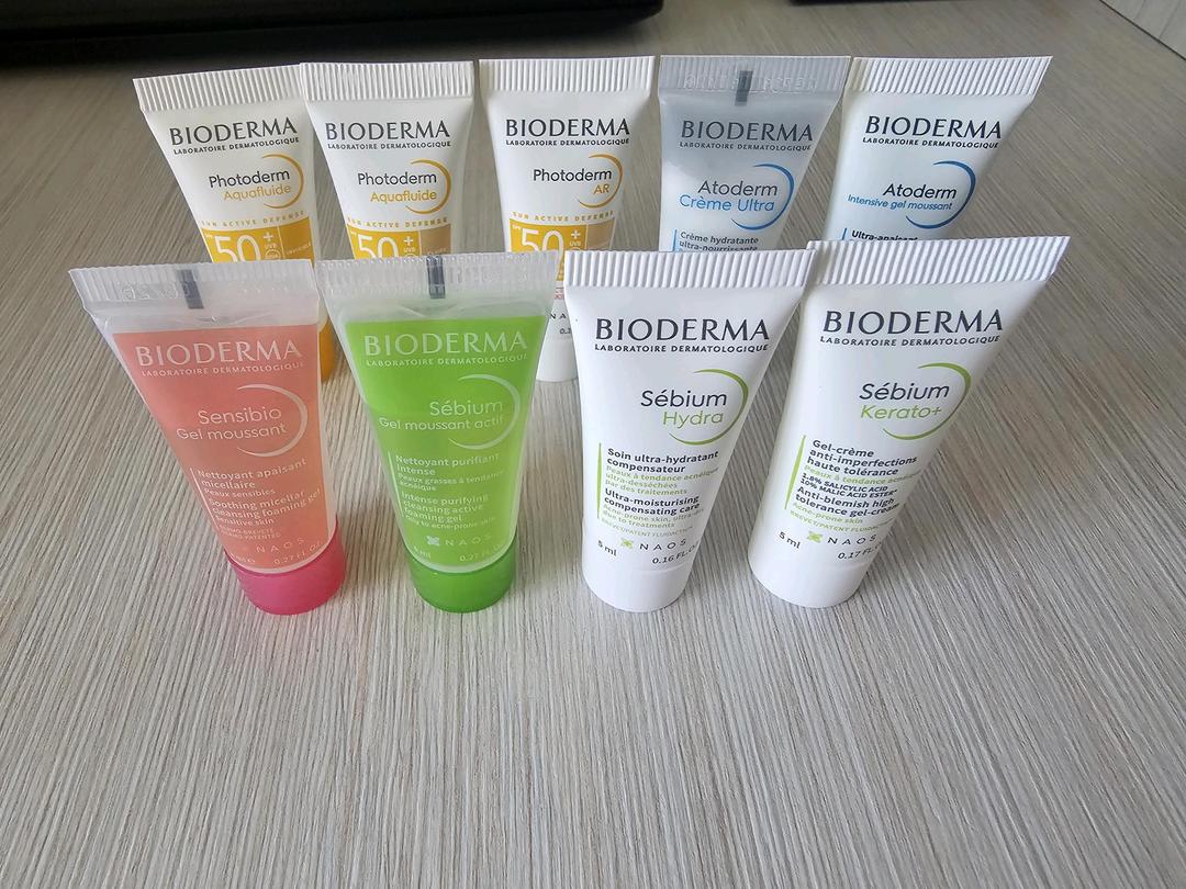 Bioderma Набор тестеров кремов и гелей для умывания "Bioderma" (оригинал) — фото 2