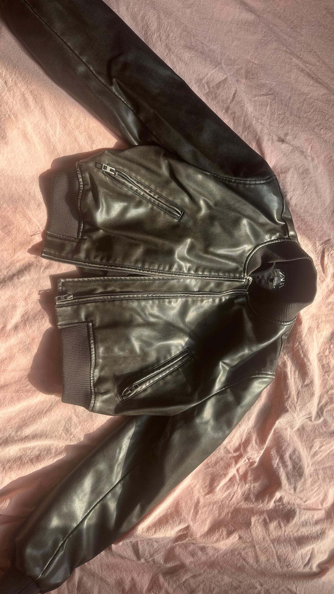 Zara Бомбер ZARA из искусственной кожи — фото 2