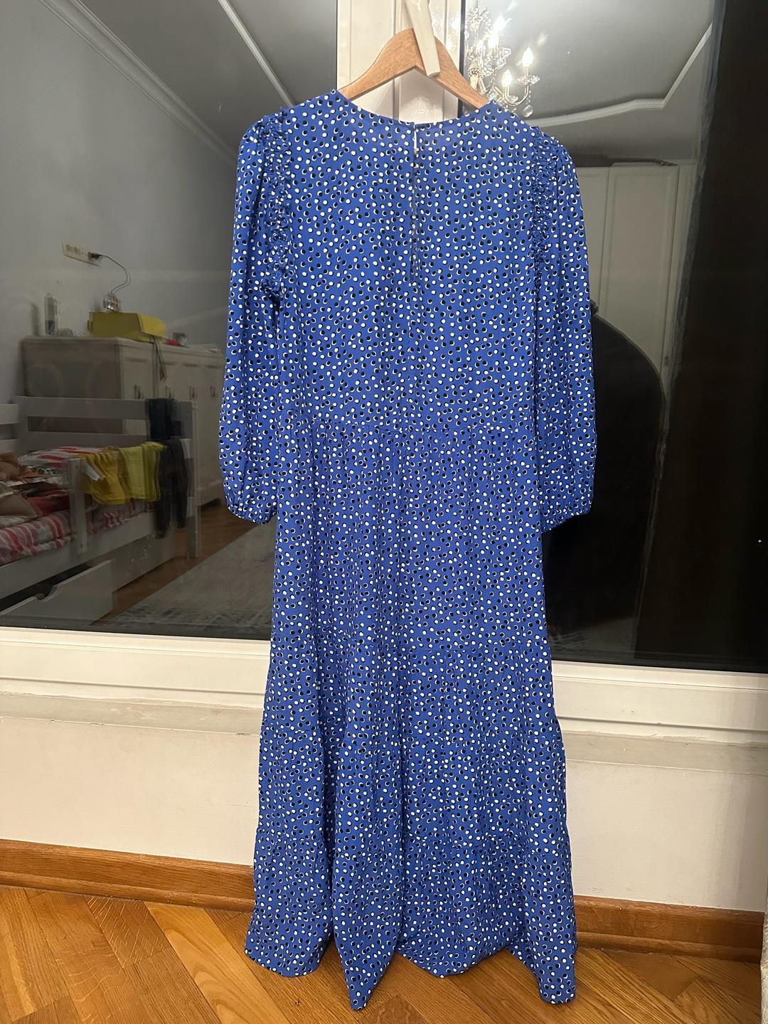 Zara Платье миди с принтом Zara — фото 2