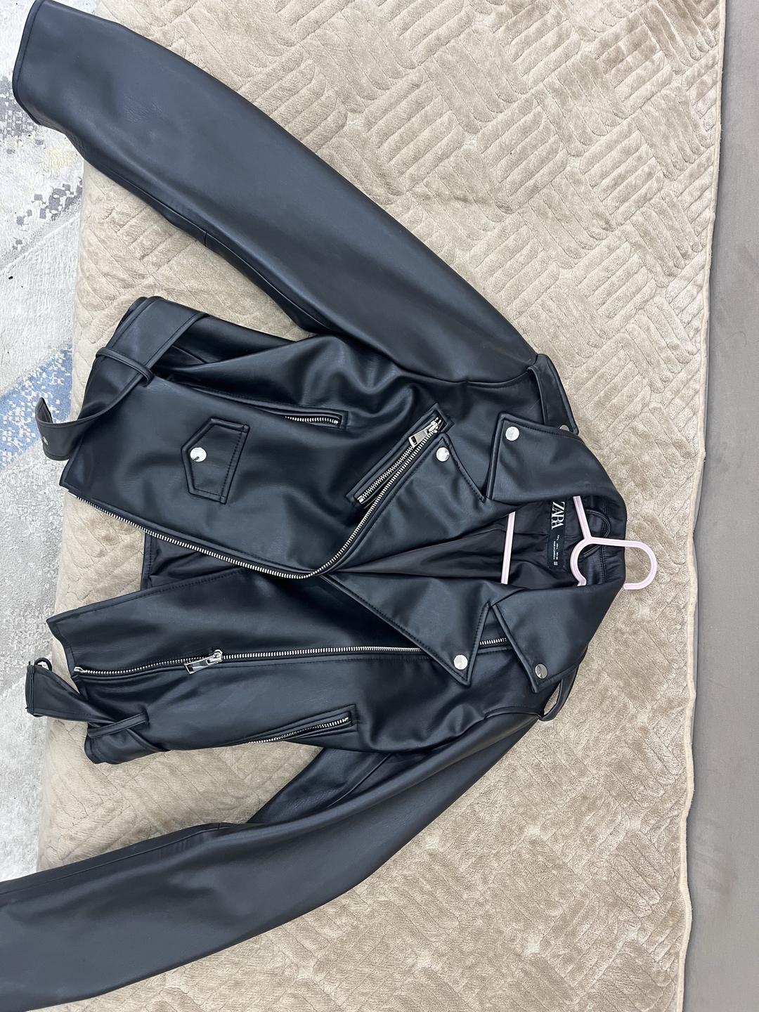 Zara Кожаная куртка ZARA — фото 2