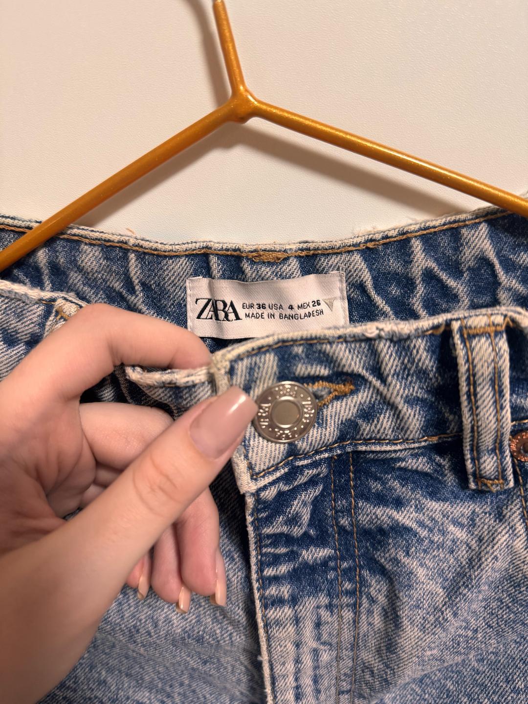 Zara Джинсовые шорты Зара и юбка Зара — фото 2