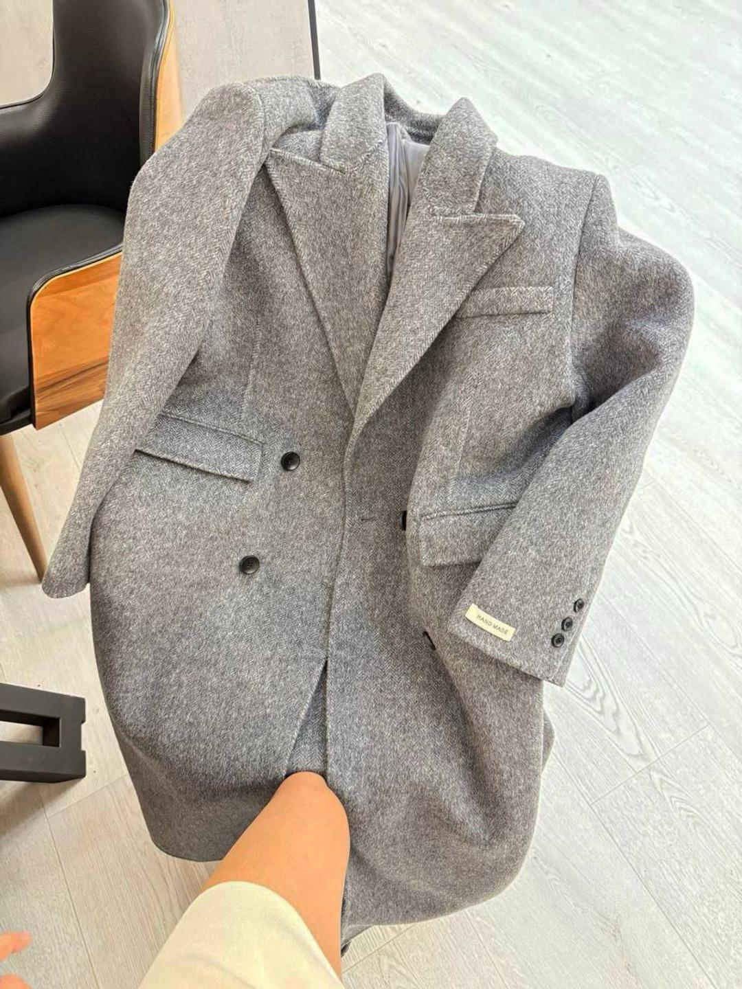 Handmade Пальто двубортное 100% шерсть — фото 2