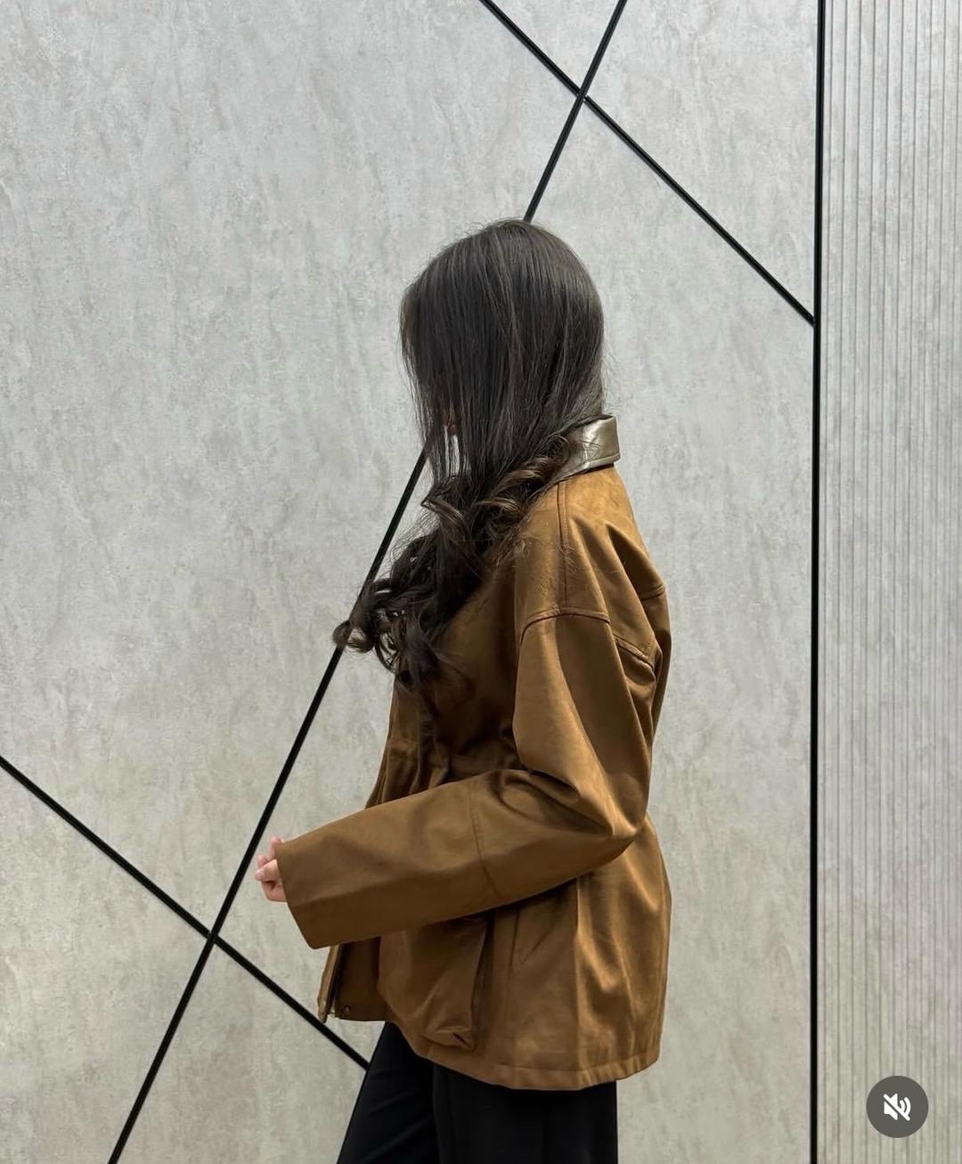 Zara Куртка под замшу — фото 2
