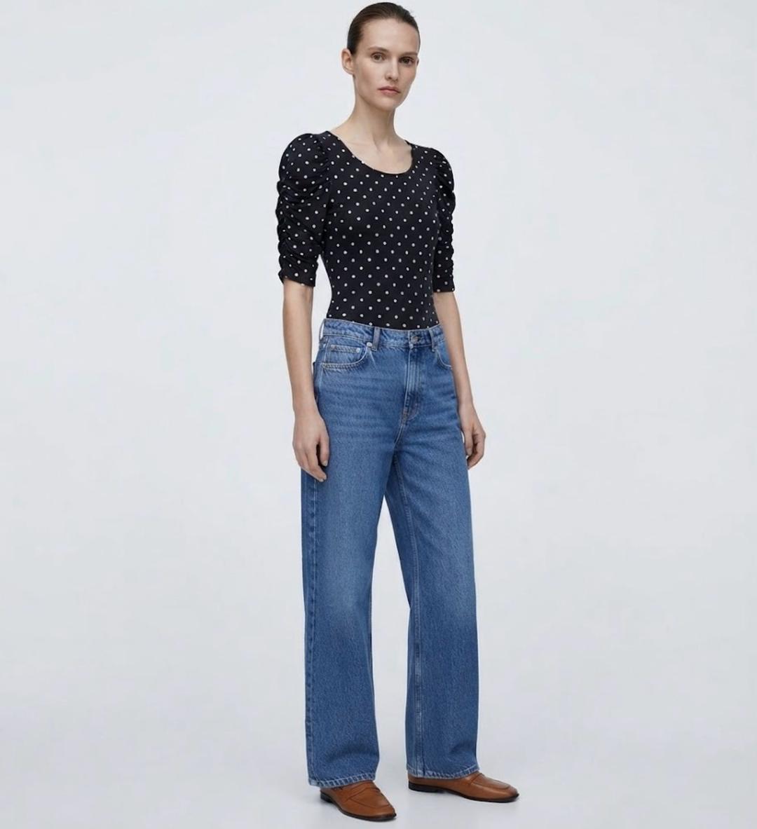 H&M Боди H&M в горошек — фото 2