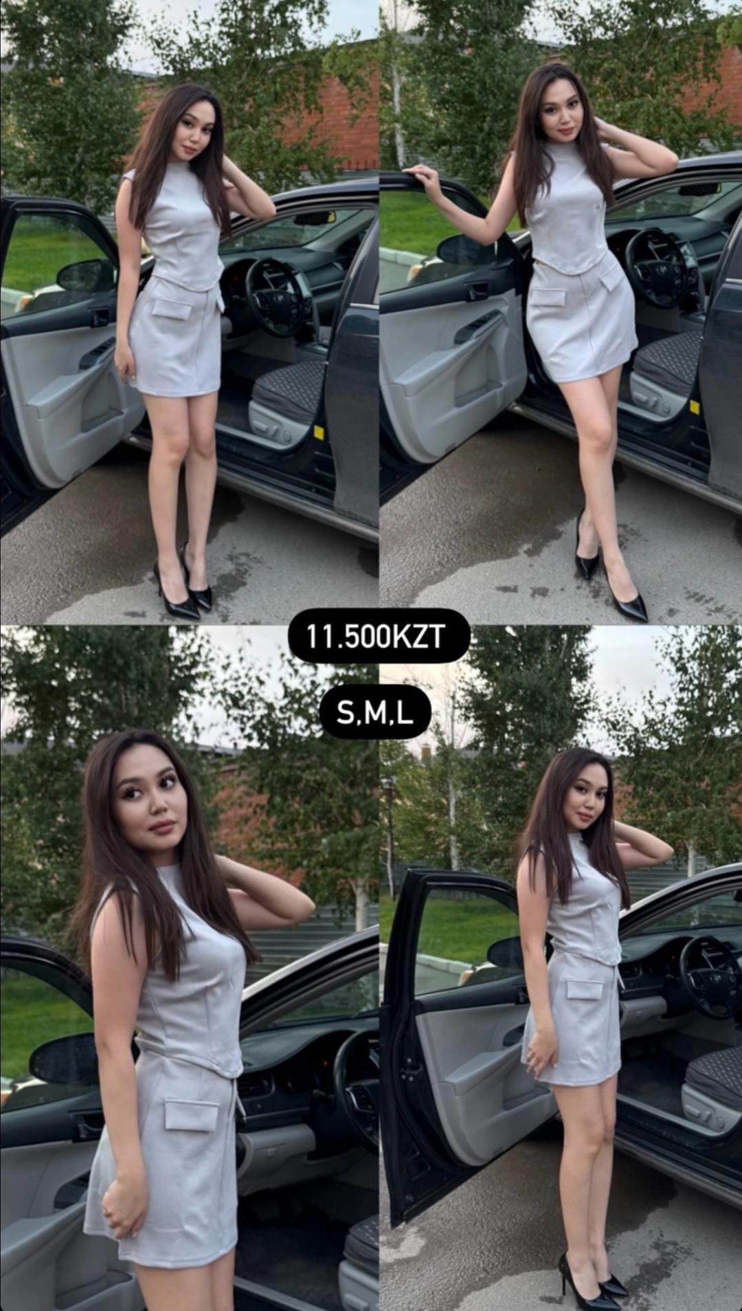 Нет бренда Женский костюм из топа и юбки — фото 2