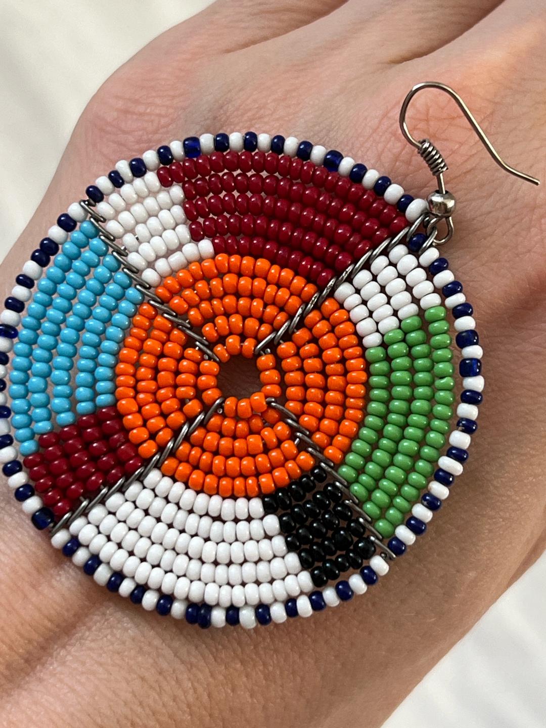 Hand made Серьги с Африки Конго — фото 2