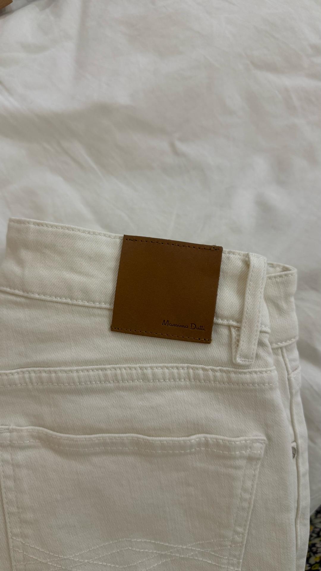 Massimo Dutti Белые джинсы Massimo Dutti — фото 2