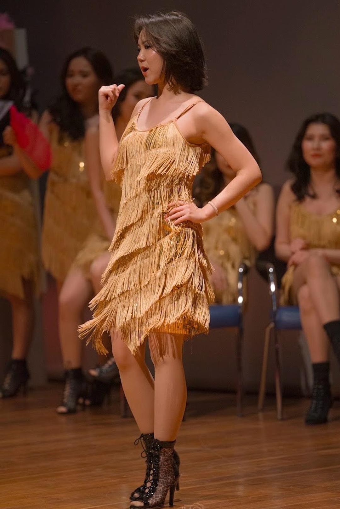 Нет бренда Платье с бахромой и пайетками burlesque — фото 2