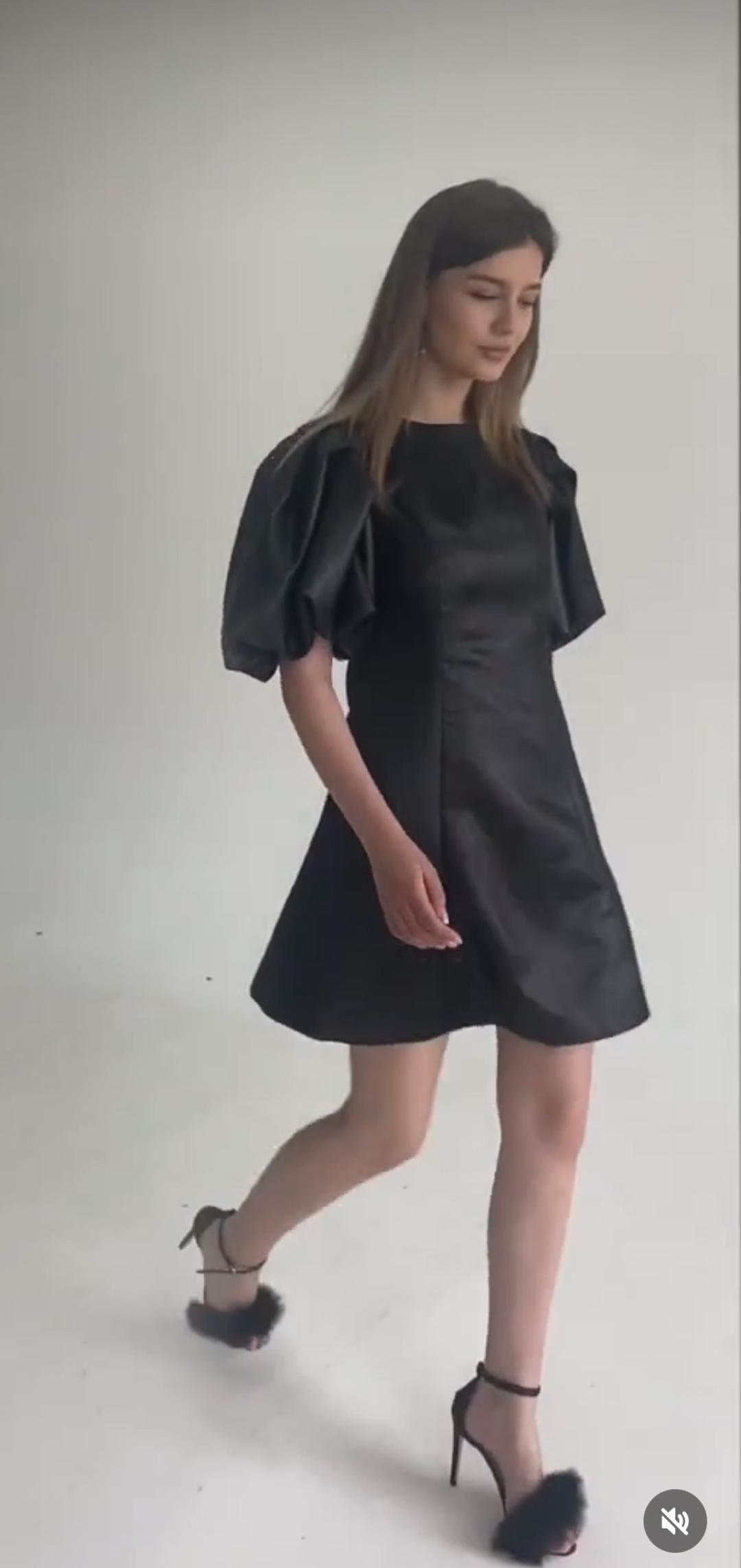 Tet Concept store черное платье собственного пошива  — фото 2
