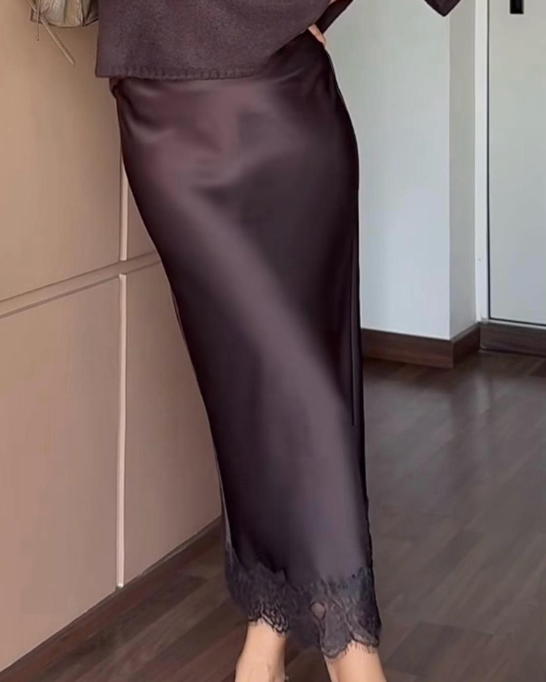 Zara Юбка с кружевом Zara — фото 2