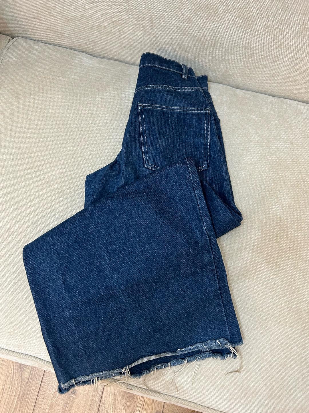 Zara синие широкие джинсы Zara — фото 2