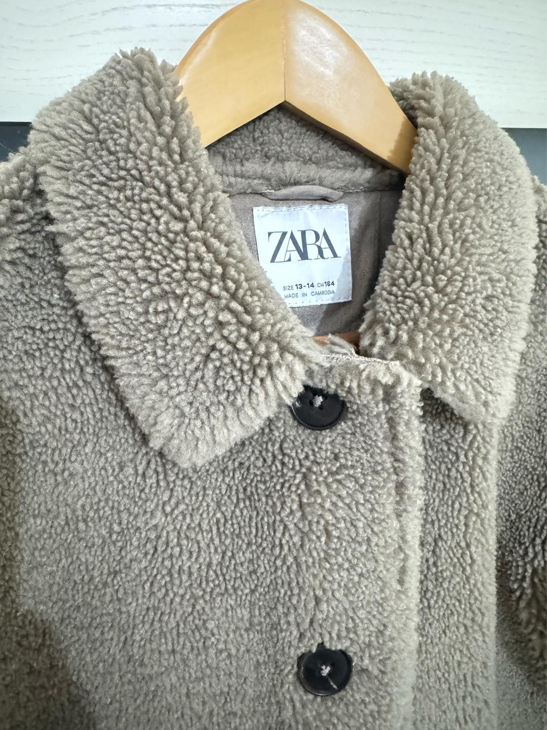 Zara Пальто Zara из искусственного меха — фото 2