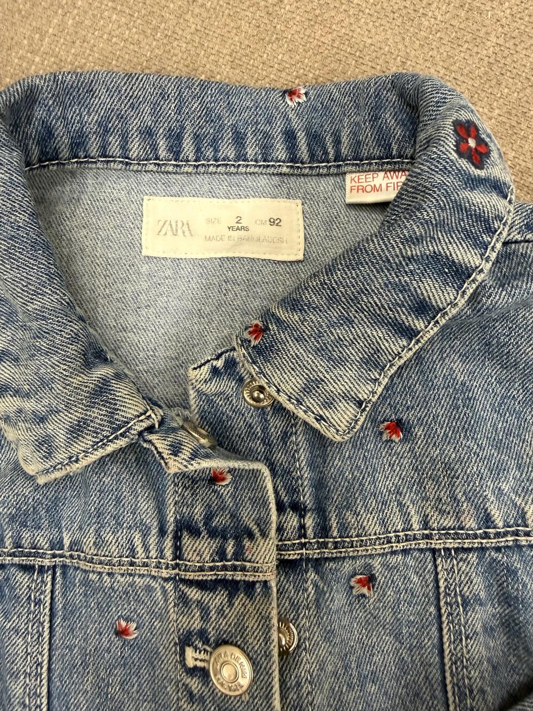 Zara Джинсовая куртка ZARA — фото 2