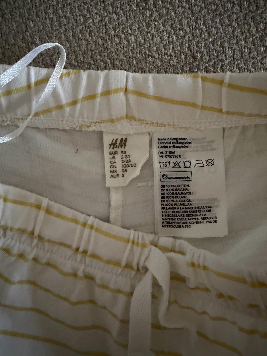 H&M H&M шорты в полоску для девочки — фото 2