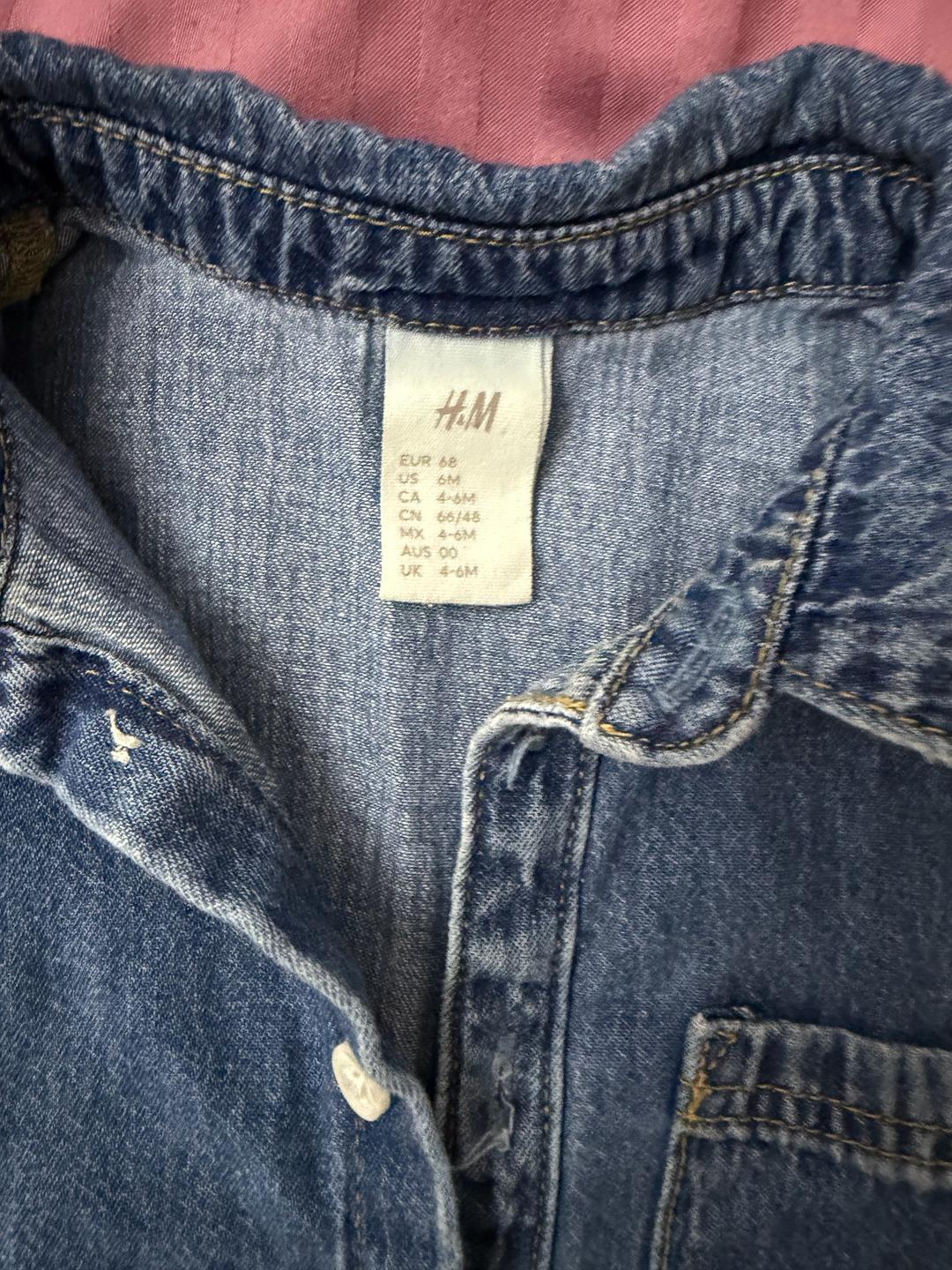 H&M Джинсовая рубашка H&M — фото 2