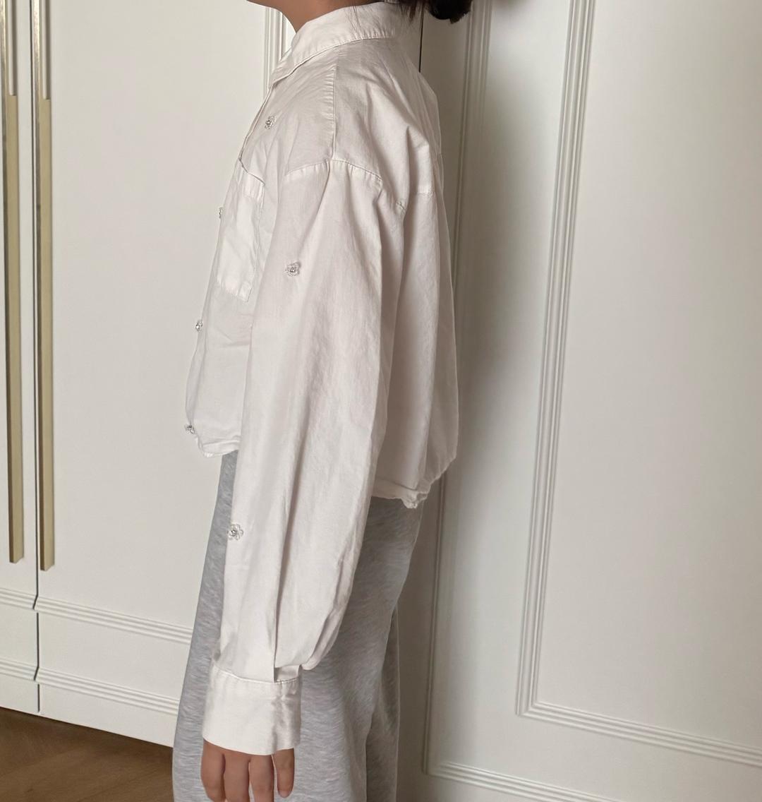 Zara Рубашка ZARA с декором — фото 2