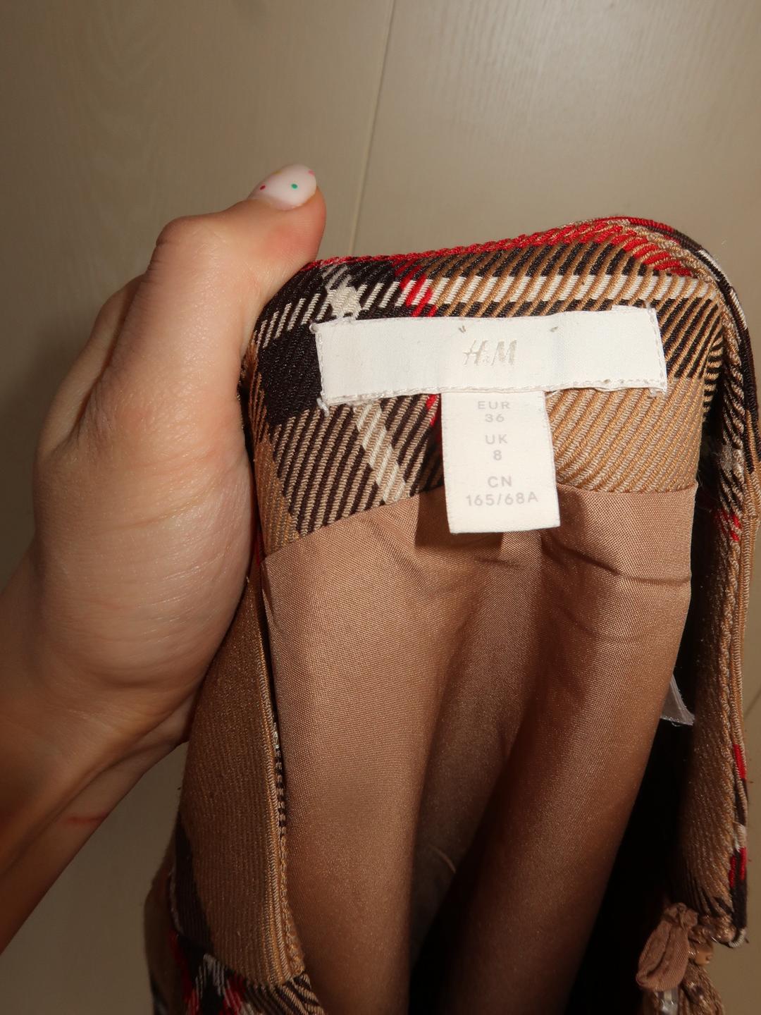 H&M Юбка H&M в клетку — фото 2