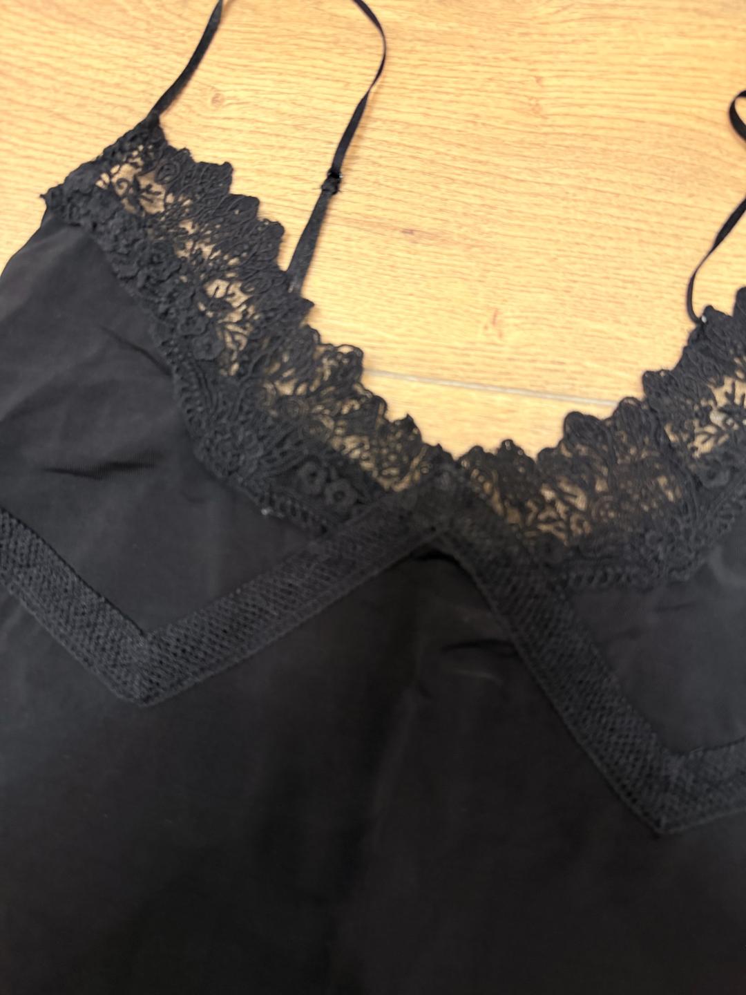 Zara Топ zara на бретелях с кружевом — фото 2