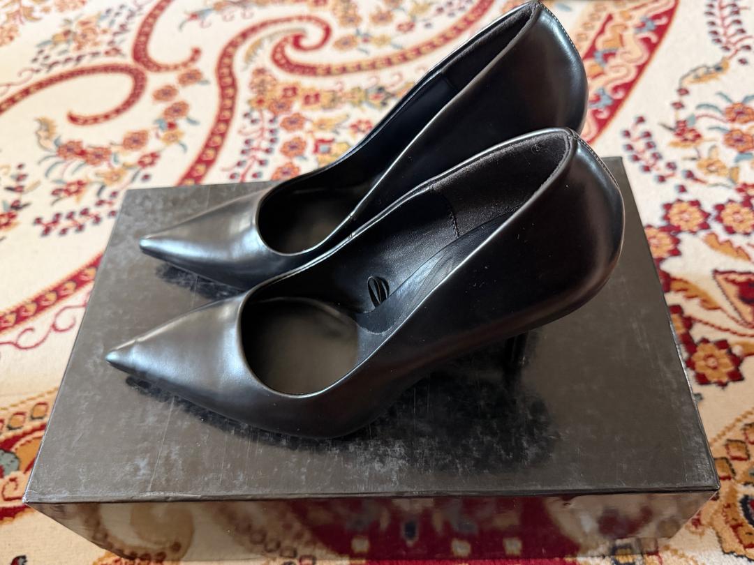 Zara Черные туфли-лодочки — фото 2