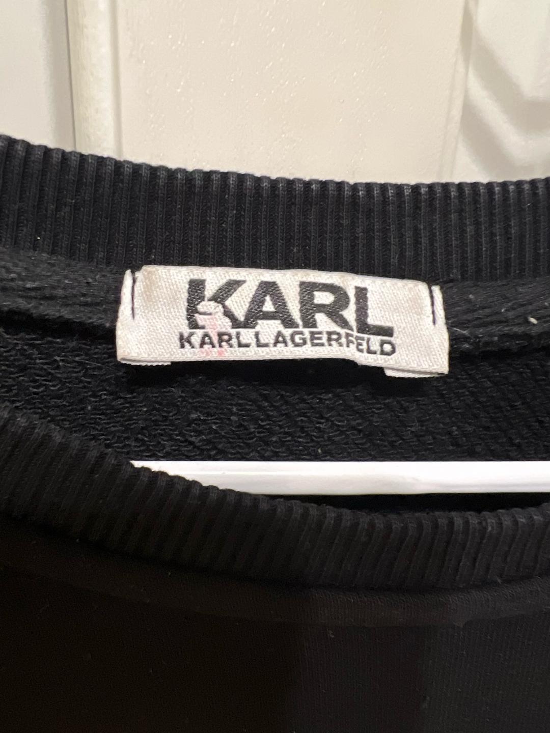 Karl Lagerfeld Черный свитшот — фото 2