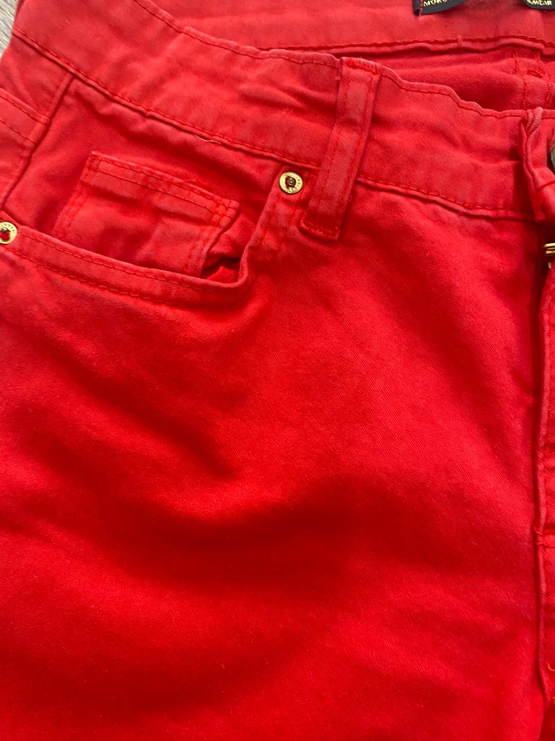 Zara Красные джинсы Zara xs — фото 2