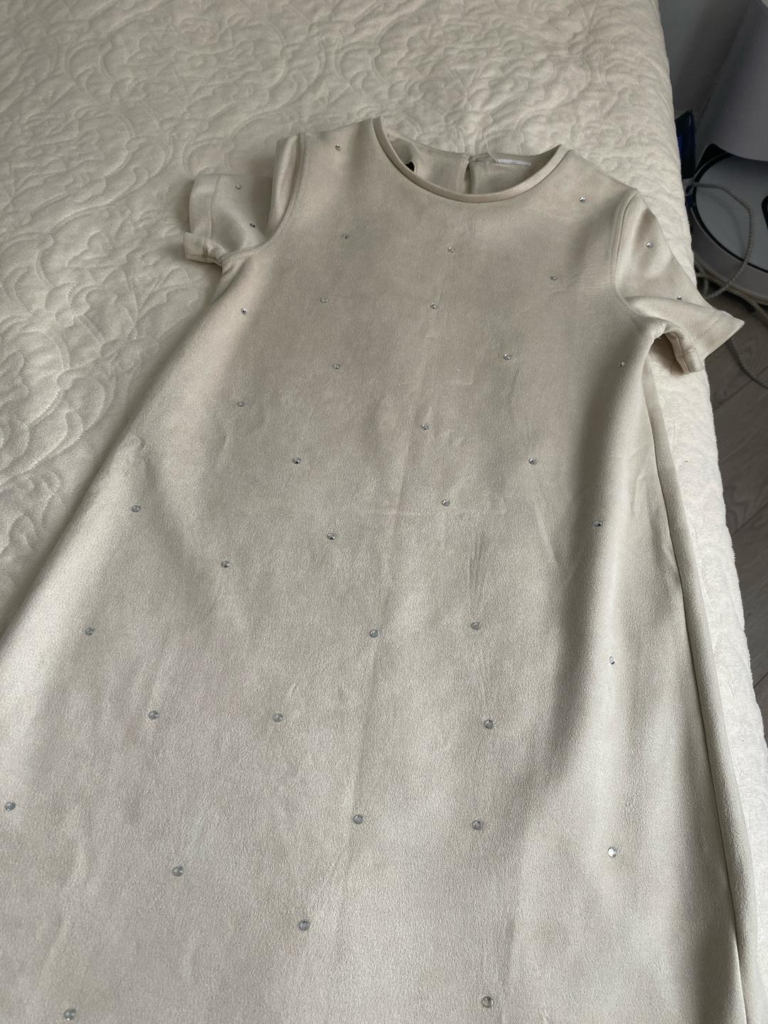 Zara Платье с декором из страз ZARA для девочки — фото 2
