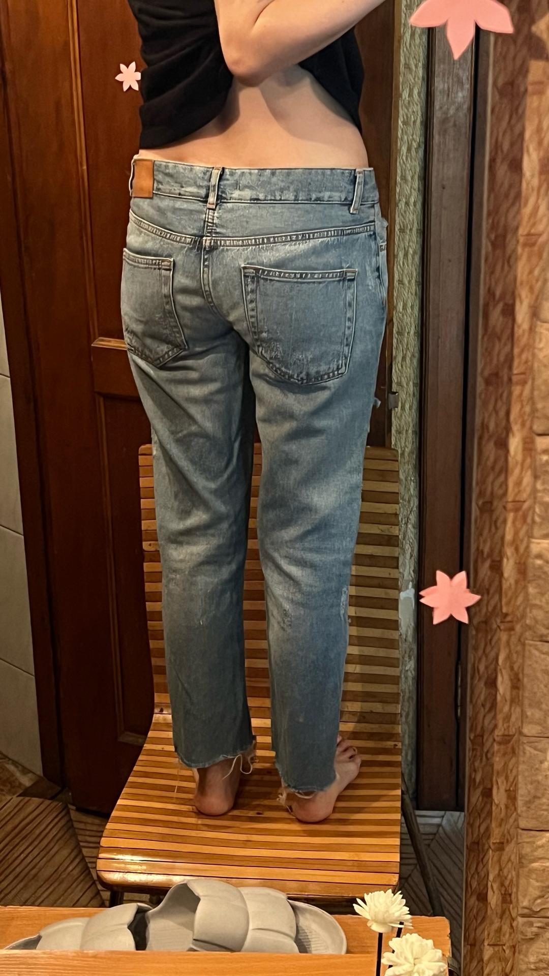 Zara Джинсы Zara Woman с потертостями — фото 2