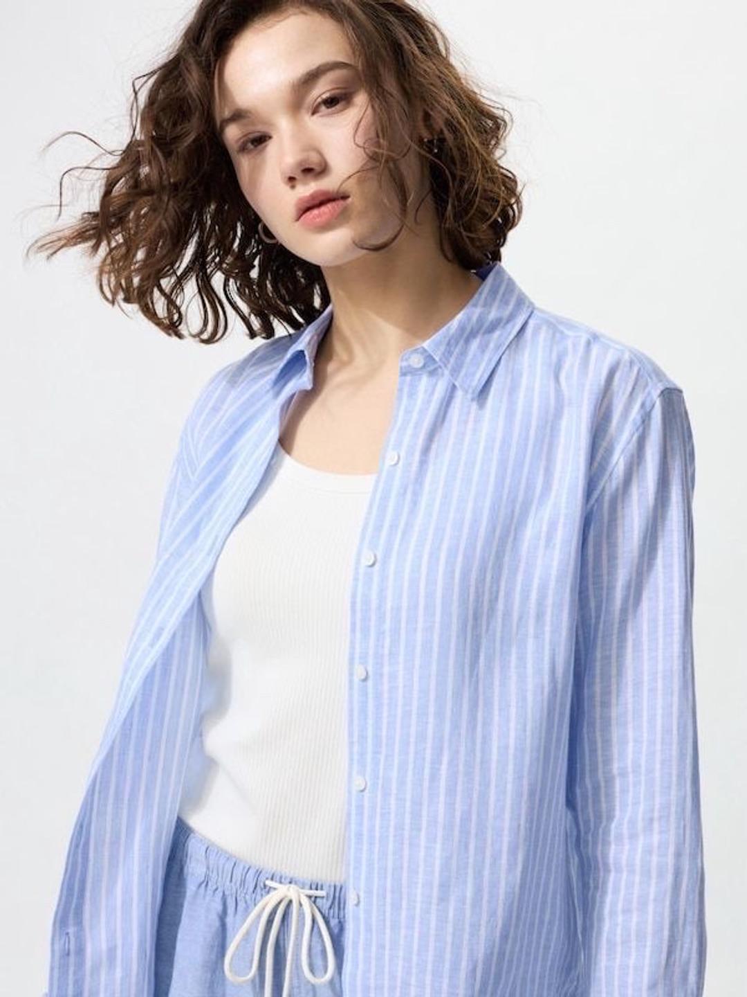 Uniqlo Льняная рубашка Uniqlo — фото 2