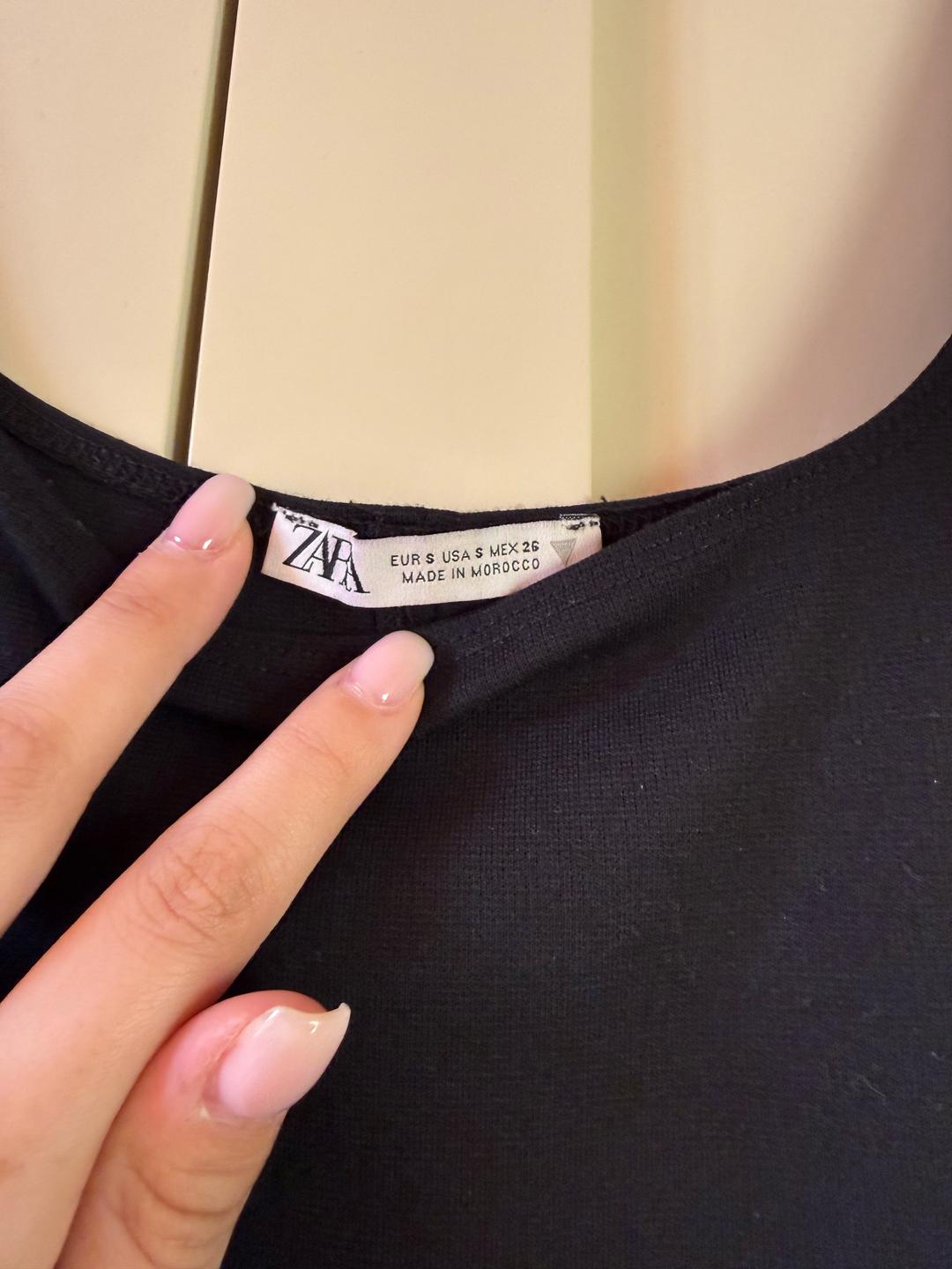Zara Черное платье Зара — фото 2