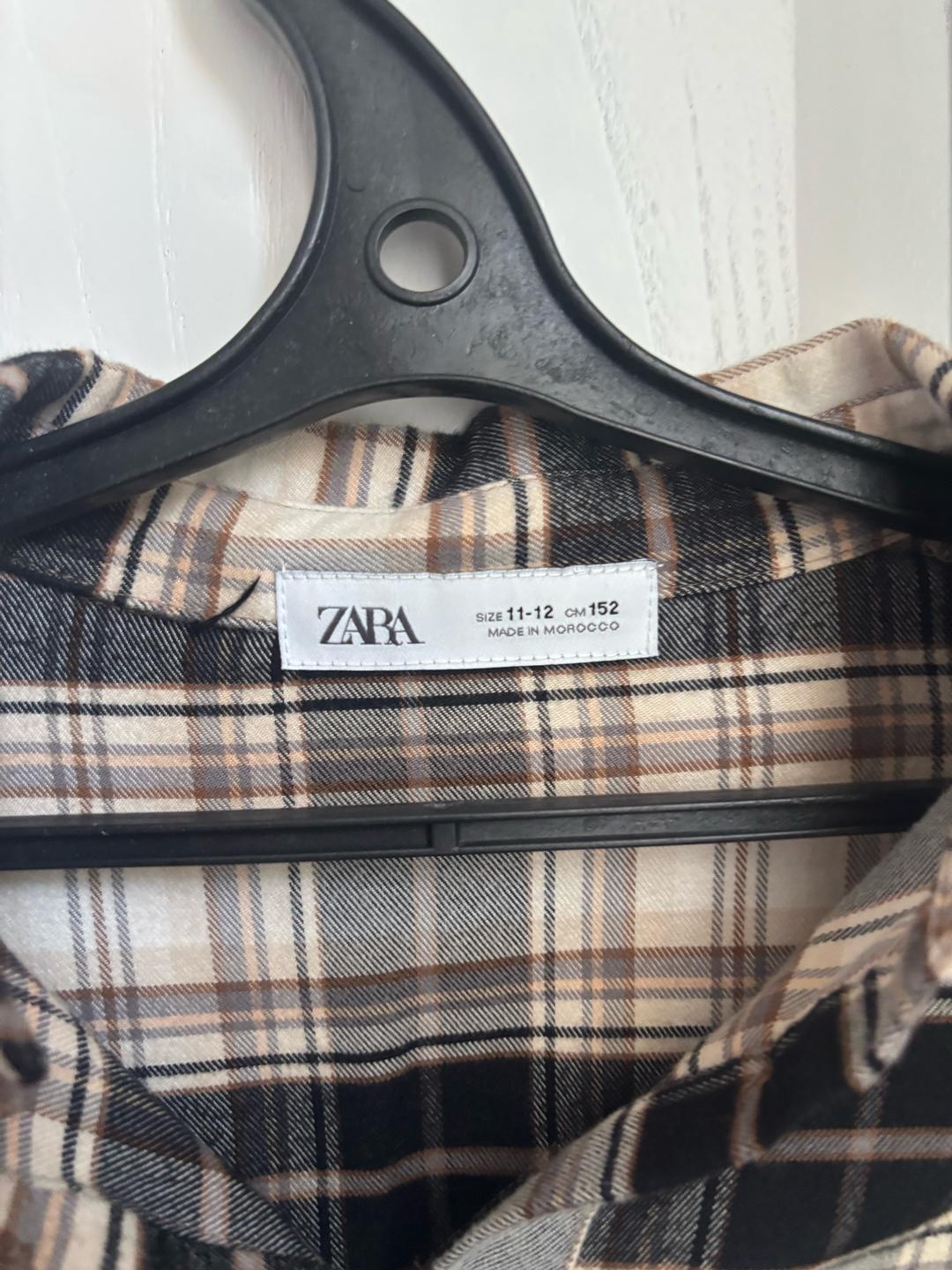 Zara Рубашка ZARA в клетку — фото 2