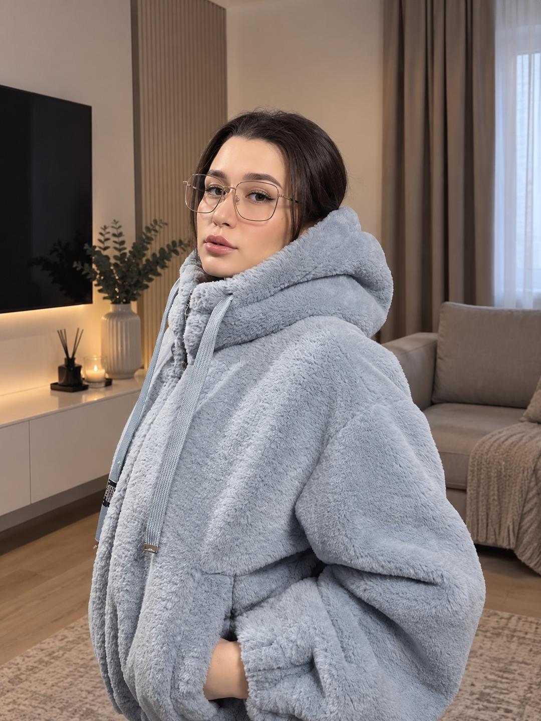 Bershka Куртка Bershka плюшевая — фото 2