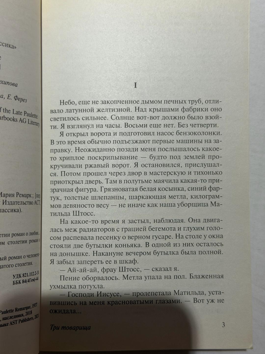 Эрих Мария Ремарк Книга Три товарища — фото 2
